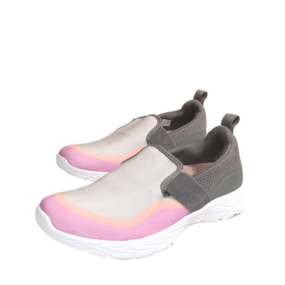 Vionic Nalia Sneakers Womens 6 Gray Pink Slip On Casual Comfort Sneakers - Picture 3 of 6
